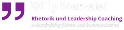 Willy Metzeler – Rhetorik & Leadership